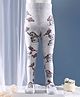 Mustang Footed Tights Elephant Design - White Melange