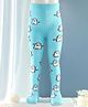 Mustang Footed Tights Monster Design - Blue