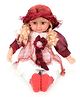Smiles Creation Doll In Jacket Brown And White - 54 cm