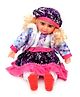 Smiles Creation Doll In Jacket Pink And Purple -  22 inches