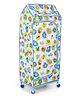 Mothertouch Storage Unit With Wheels Alphabet Print - Blue