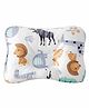Elementary Premium Memory Foam Head Shaping Pillow Animal World Print - White