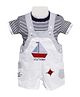 Dungaree - Victory with Striped T-Shirt