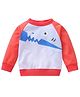 Kookie Kids Full Sleeves Sweatshirt Shark Print - Dark Pink