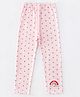 Kookie Kids Full Length Leggings Rainbow Embroidered - Pink