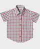 Nino Bambino Half Sleeves Organic Cotton Checked Shirt - Multi Color