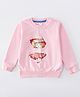 Kookie Kids Full Sleeves Sweatshirt Girl Print - Pink