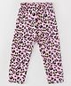 Kookie Kids Full Length Lounge Pant Leopard Print - Pink