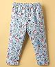 Kookie Kids Full Length Lounge Pants Unicorn Print - Blue