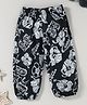 Kookie Kids Full Length Lounge Pant Floral Print - Black