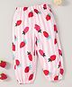 Kookie Kids Full Length Lounge Pant Strawberry Print - Pink