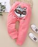 Kookie Kids Full Length Lounge Pant Raccoon Print - Pink