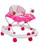 Toyzone Baby Musical Walker Checks Print Seat 11774 - Pink
