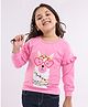 Kookie Kids Full Sleeves Sweatshirt Unicorn Print - Pink