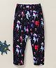 Kookie Kids Full Length Unicorn Printed Leggings - Navy Blue