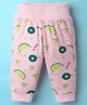 Kookie Kids Full Length Lounge Pant Melon Print  - Pink
