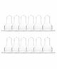 Naughty Kidz Silicone Teat Pack of 12 - White