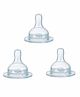 Naughty Kidz Natural Wide Neck Nipples Pack of 3 - White