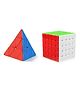 Enorme High Speed Smooth Stickerless Rubik Cubes Pack of 2 - Multicolour