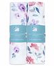 Masilo Bamboo Muslin Swaddle Blanket105 x 105 cm For Baby's/kids Nursery, Softest and most eco-friendly fabrics, Lightweight, 0 to 2 Years - Bunny - Purple