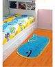 Saralhome Micro Antislip Whale Design Mat  Blue. 40x70 cm