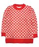 Kookie Kids Full Sleeves Pullover Sweater - Red