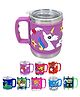 FunBlast Milk Mug with Lid 350 Ml - Pack of 1 Color & Design May Vary