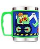 FunBlast Cartoon Design Stainless Steel Milk Mug - 1 Pc (Random Color & Design)