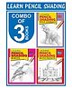 Sawan Learn Pencil Shading Book Pack of 3 - English