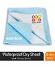 BeyBee Waterproof Small Bed Protector Sheet - Blue