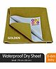 BeyBee Waterproof Small Bed Protector Sheet - Gold