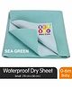 BeyBee Quickly Dry Waterproof Small Size Bed Protector Sheet - Sea Green