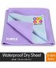 BeyBee Quickly Dry Waterproof Small Size  Bed Protector Sheet - Violet