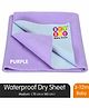 BeyBee Quickly Dry Waterproof Medium Size Bed Protector Sheet - Purple