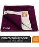 BeyBee Waterproof Bed Protector Baby Care Sheet, Large - Plum