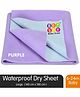 BeyBee Waterproof Rubber Sheet Bed Protector Large - Violet