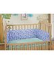 DearJoy Full Baby Cot Bumper Bunny Print - Blue