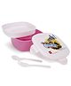 Cello Homeware Lovely Lunch box With Govinda Ala Re Print - Pink