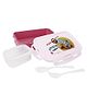Cello Homeware Govinda Ala Print Lunch Box - Dark Pink