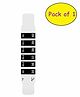 Syga Forehead Thermometer Strips - Black White