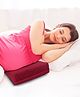 Babyhug CottonMaternity Wedge Pillow With Quilted Cover - Maroon| Soft yet Firm| Breathable Fabric| Washable Outer Cover| Quilted Cotton Fabric| Sleep & Back Support| Relieves Back Pain| Ideal for Pregnant Women| Facilitates Peaceful Sleep