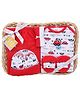 Mee Baby Gift Set Red & White - 7 Pieces 