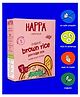 Happa Organic Sprouted Brown Rice Cereal for Babies | Only 1 Ingredient | No Sugar, No Additives | Cooks in 3 Minutes | 6 M+ | 200g