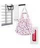 VParents Preemie Baby Swing Cradle with Mosquito Net Spring  and metal window cradle hanger - Pink