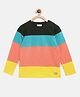 Cherry Crumble by Nitt Hyman Full Sleeves Solid T-Shirt - Multicolor