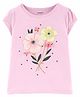 Carter's Floral Jersey Top - Pink