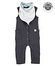 Carter's 2-Piece Jumpsuit & Bandana Bib Set - Navy Blue White
