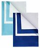 Elementary Smart Dry Waterproof Bed Protector Sheets Small Sea Green & Royal Blue - Pack of 2