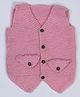 USHA ENTERPRISES Sleeveless Solid Vest - Pink