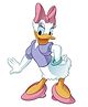 RoomMates Cityscape Wall Decal Daisy Duck Print - Multicolour